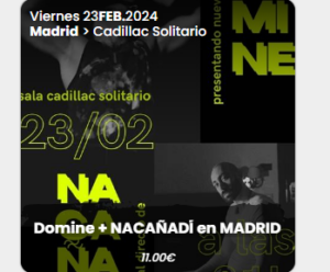Cadillac Solitario Madrid, Reservado para cumpleaños Madrid, Cumpleaños con concierto Madrid, Celebrar cumpleaños Madrid, Local para cumpleaños Madrid