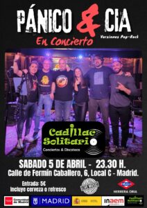 adillac Solitario Madrid, Reservado para cumpleaños Madrid, Cumpleaños con concierto Madrid, Celebrar cumpleaños Madrid, Local para cumpleaños Madrid