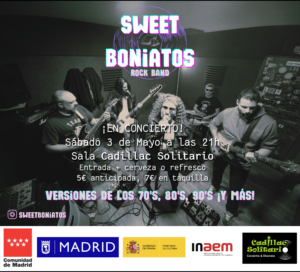 Cadillac Solitario Madrid, Reservado para cumpleaños Madrid, Cumpleaños con concierto Madrid, Celebrar cumpleaños Madrid, Local para cumpleaños Madrid