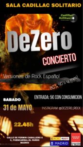 Cadillac Solitario Madrid, Reservado para cumpleaños Madrid, Cumpleaños con concierto Madrid, Celebrar cumpleaños Madrid, Local para cumpleaños Madrid