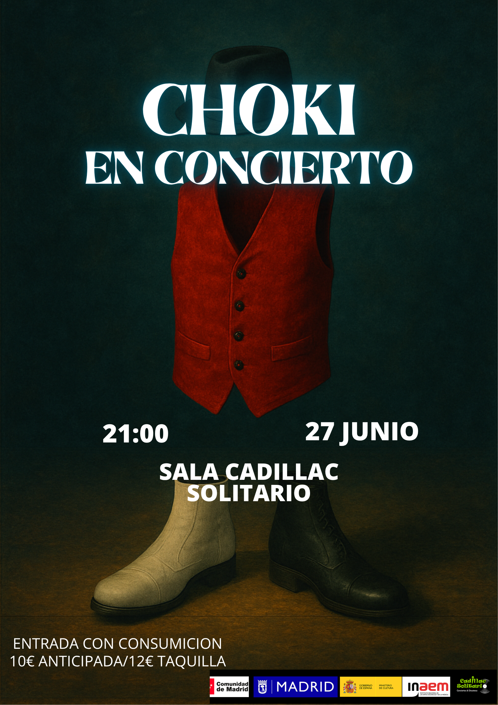 Cadillac Solitario Madrid, Reservado para cumpleaños Madrid, Cumpleaños con concierto Madrid, Celebrar cumpleaños Madrid, Local para cumpleaños Madrid