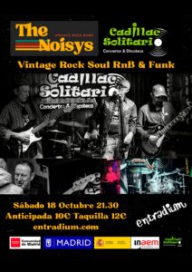 Cadillac Solitario Madrid, Reservado para cumpleaños Madrid, Cumpleaños con concierto Madrid, Celebrar cumpleaños Madrid, Local para cumpleaños Madrid