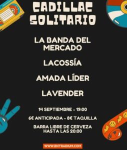 Cadillac Solitario Madrid, Reservado para cumpleaños Madrid, Cumpleaños con concierto Madrid, Celebrar cumpleaños Madrid, Local para cumpleaños Madrid