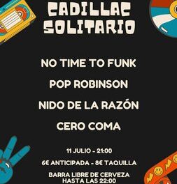Cadillac Solitario Madrid, Reservado para cumpleaños Madrid, Cumpleaños con concierto Madrid, Celebrar cumpleaños Madrid, Local para cumpleaños Madrid
