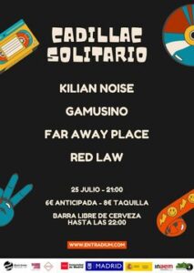 Cadillac Solitario Madrid, Reservado para cumpleaños Madrid, Cumpleaños con concierto Madrid, Celebrar cumpleaños Madrid, Local para cumpleaños Madrid