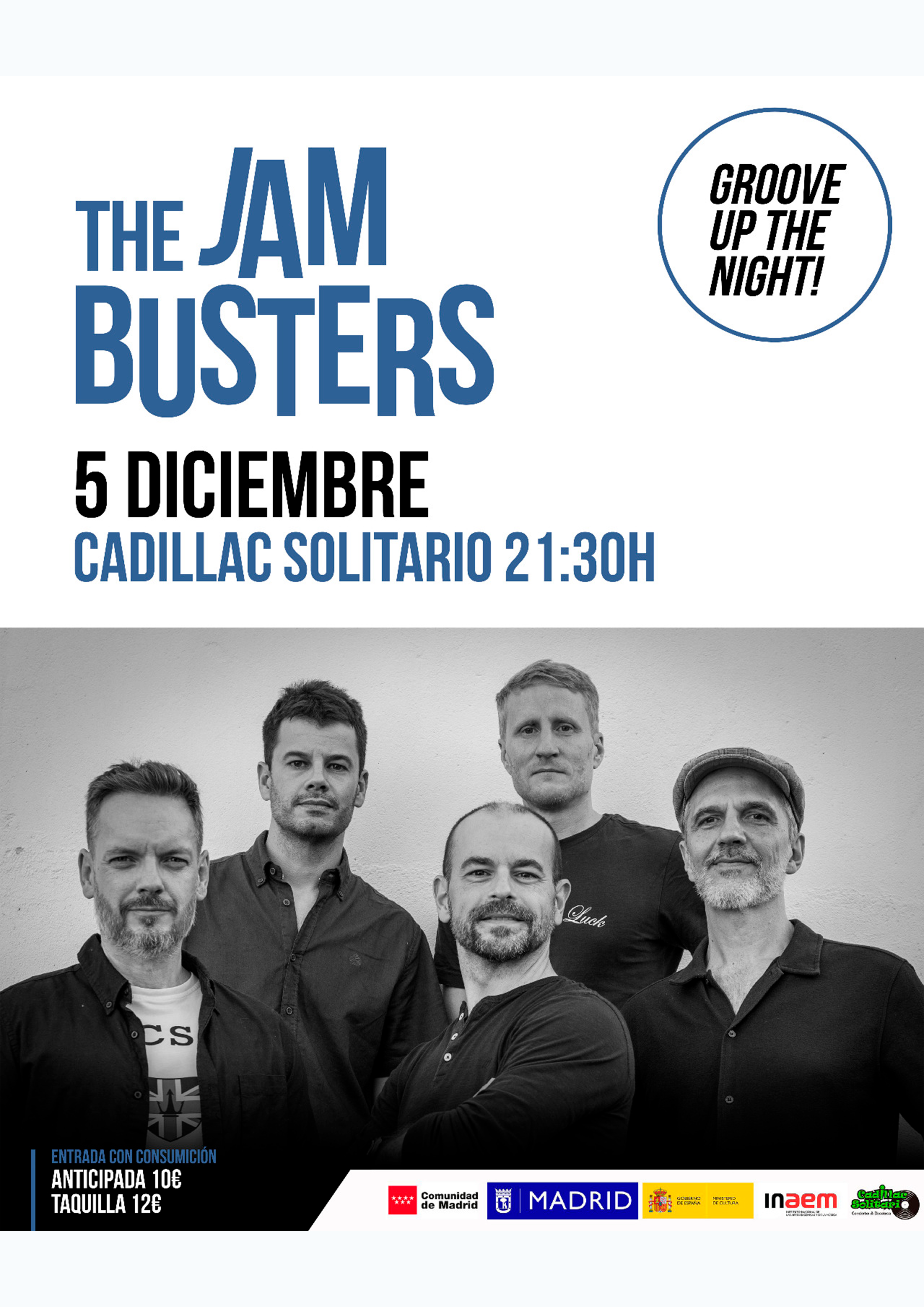 Cadillac Solitario Madrid, Reservado para cumpleaños Madrid, Cumpleaños con concierto Madrid, Celebrar cumpleaños Madrid, Local para cumpleaños Madrid