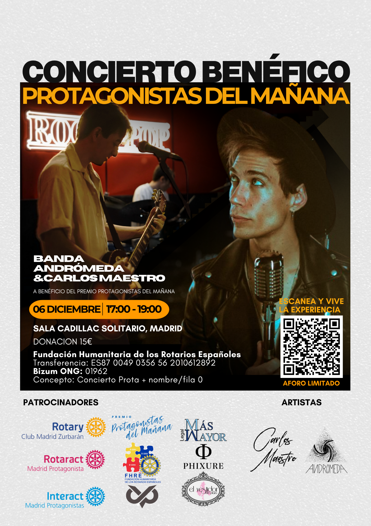 Cadillac Solitario Madrid, Reservado para cumpleaños Madrid, Cumpleaños con concierto Madrid, Celebrar cumpleaños Madrid, Local para cumpleaños Madrid