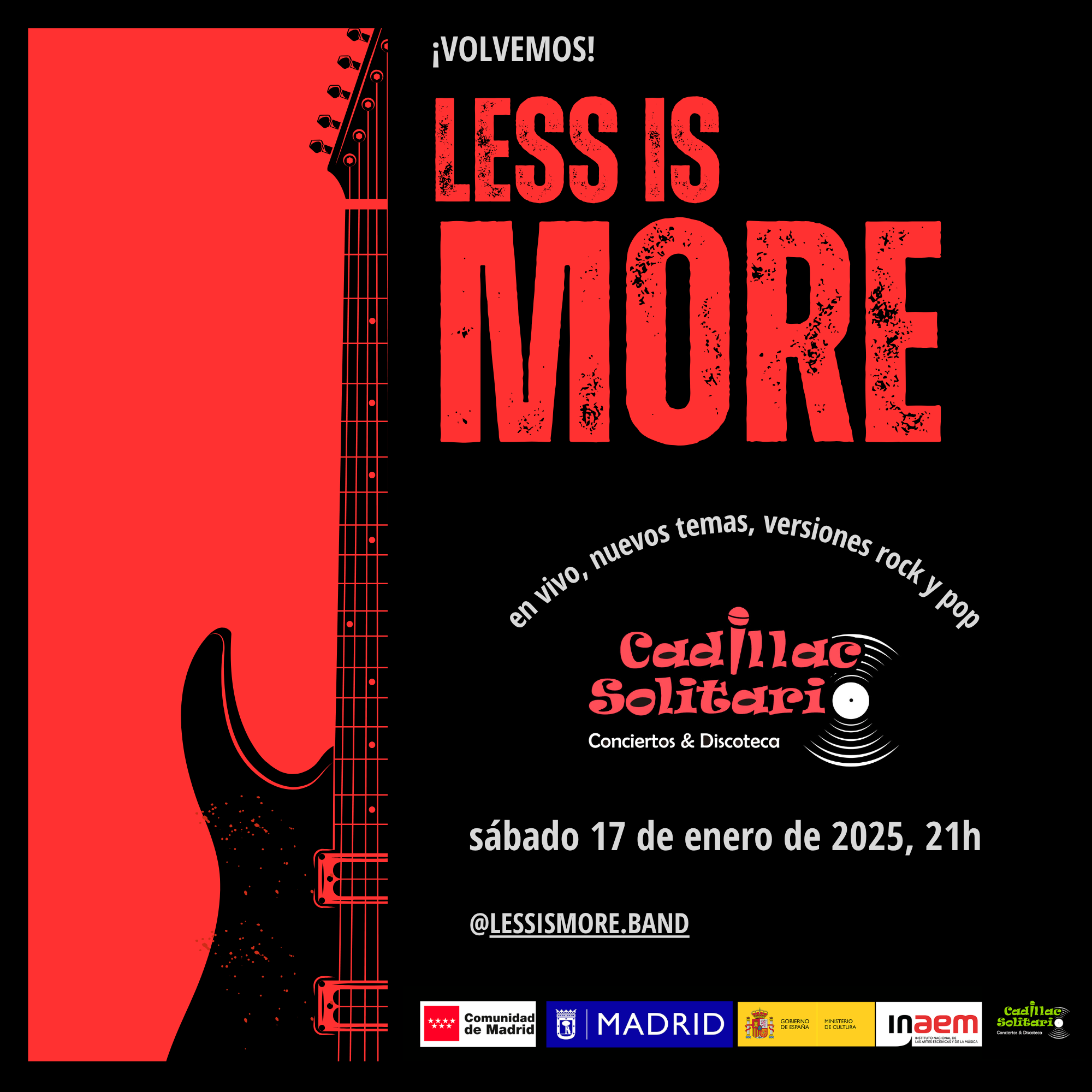 Cadillac Solitario Madrid, Reservado para cumpleaños Madrid, Cumpleaños con concierto Madrid, Celebrar cumpleaños Madrid, Local para cumpleaños Madrid