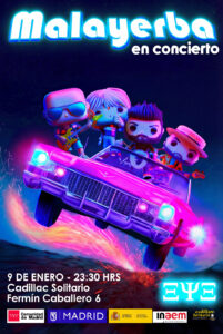 Cadillac Solitario Madrid, Reservado para cumpleaños Madrid, Cumpleaños con concierto Madrid, Celebrar cumpleaños Madrid, Local para cumpleaños Madrid