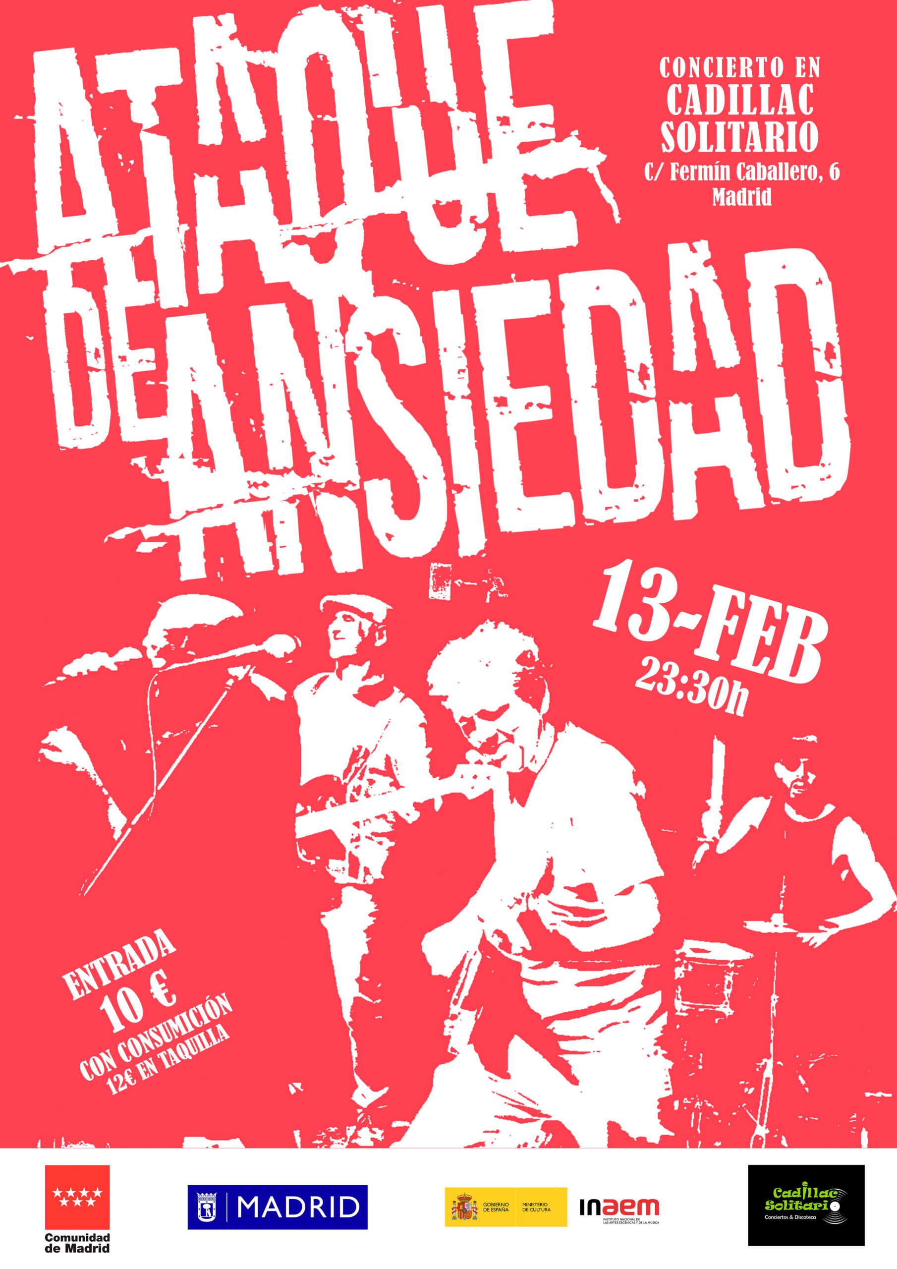 Cadillac Solitario Madrid, Reservado para cumpleaños Madrid, Cumpleaños con concierto Madrid, Celebrar cumpleaños Madrid, Local para cumpleaños Madrid