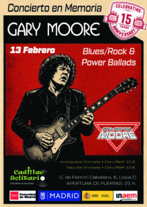 Cadillac Solitario Madrid, Reservado para cumpleaños Madrid, Cumpleaños con concierto Madrid, Celebrar cumpleaños Madrid, Local para cumpleaños Madrid