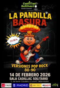 Cadillac Solitario Madrid, Reservado para cumpleaños Madrid, Cumpleaños con concierto Madrid, Celebrar cumpleaños Madrid, Local para cumpleaños Madrid