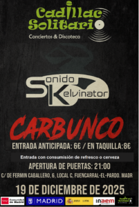 Cadillac Solitario Madrid, Reservado para cumpleaños Madrid, Cumpleaños con concierto Madrid, Celebrar cumpleaños Madrid, Local para cumpleaños Madrid