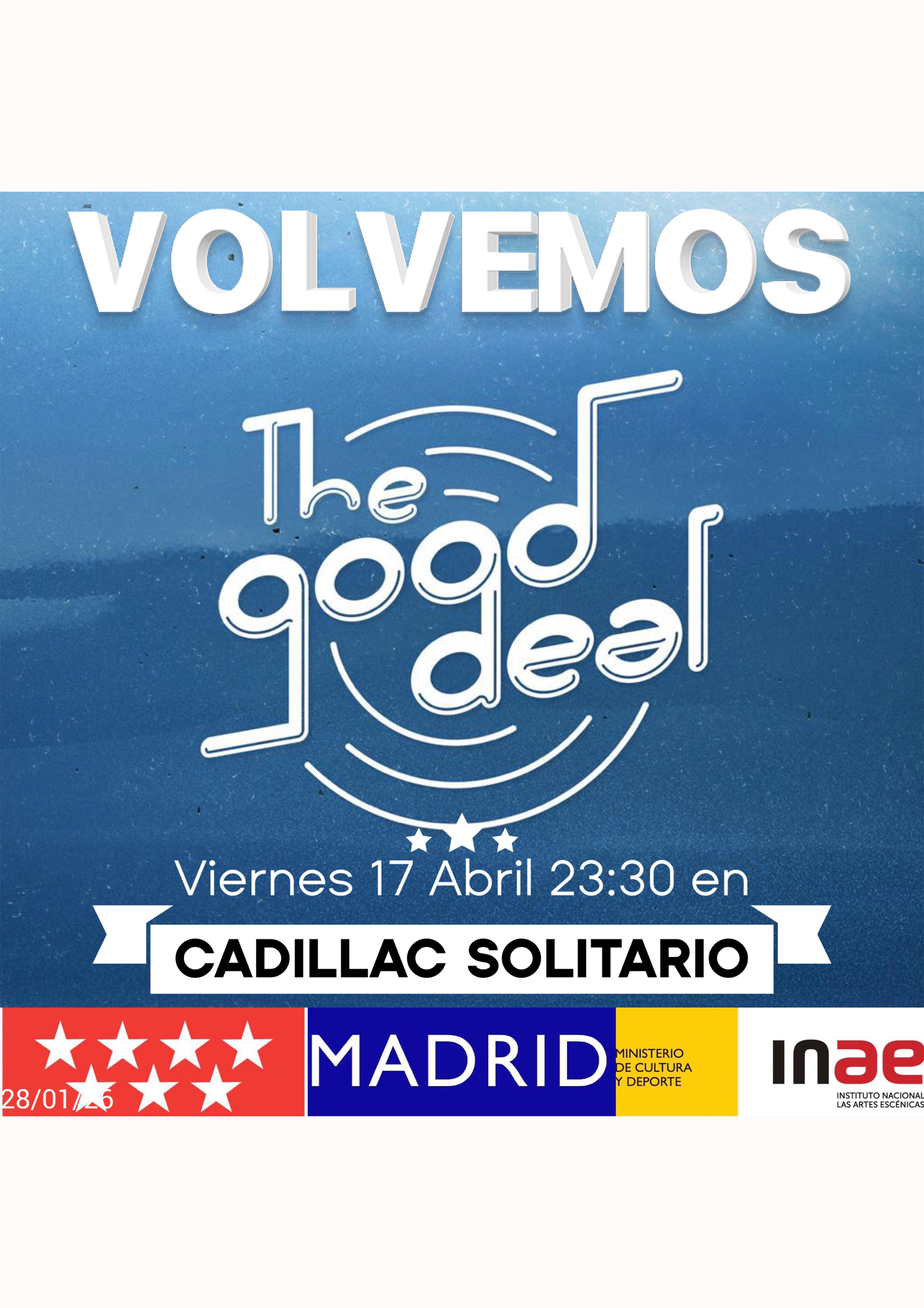 Cadillac Solitario Madrid, Reservado para cumpleaños Madrid, Cumpleaños con concierto Madrid, Celebrar cumpleaños Madrid, Local para cumpleaños Madrid