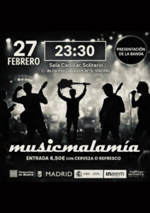 Cadillac Solitario Madrid, Reservado para cumpleaños Madrid, Cumpleaños con concierto Madrid, Celebrar cumpleaños Madrid, Local para cumpleaños Madrid