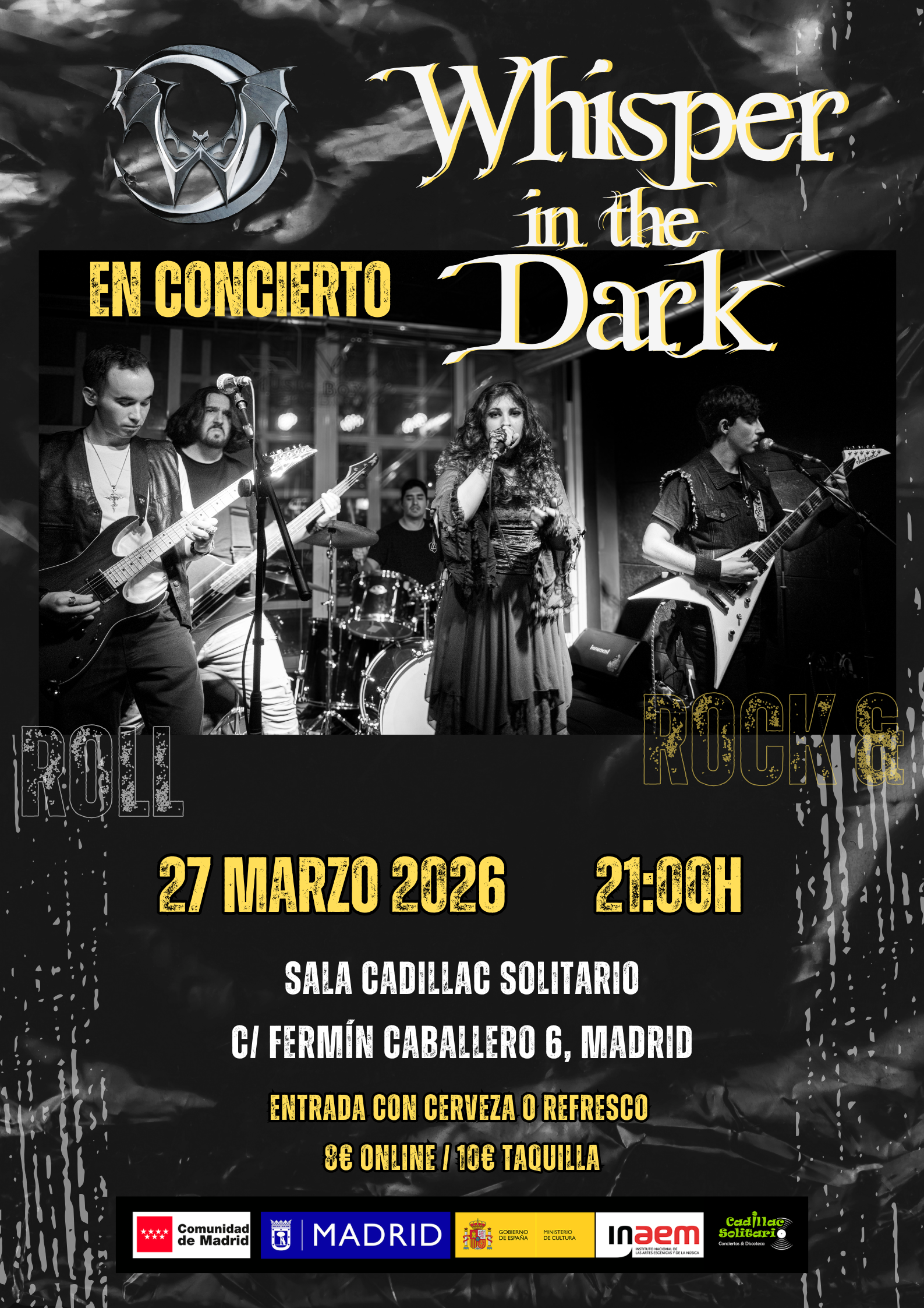 Cadillac Solitario Madrid, Reservado para cumpleaños Madrid, Cumpleaños con concierto Madrid, Celebrar cumpleaños Madrid, Local para cumpleaños Madrid