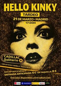 Cadillac Solitario Madrid, Reservado para cumpleaños Madrid, Cumpleaños con concierto Madrid, Celebrar cumpleaños Madrid, Local para cumpleaños Madrid