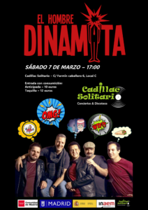 Cadillac Solitario Madrid, Reservado para cumpleaños Madrid, Cumpleaños con concierto Madrid, Celebrar cumpleaños Madrid, Local para cumpleaños Madrid