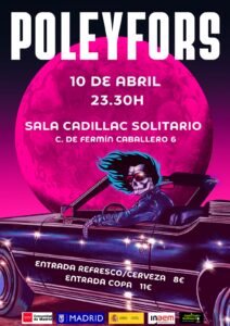 Cadillac Solitario Madrid, Reservado para cumpleaños Madrid, Cumpleaños con concierto Madrid, Celebrar cumpleaños Madrid, Local para cumpleaños Madrid