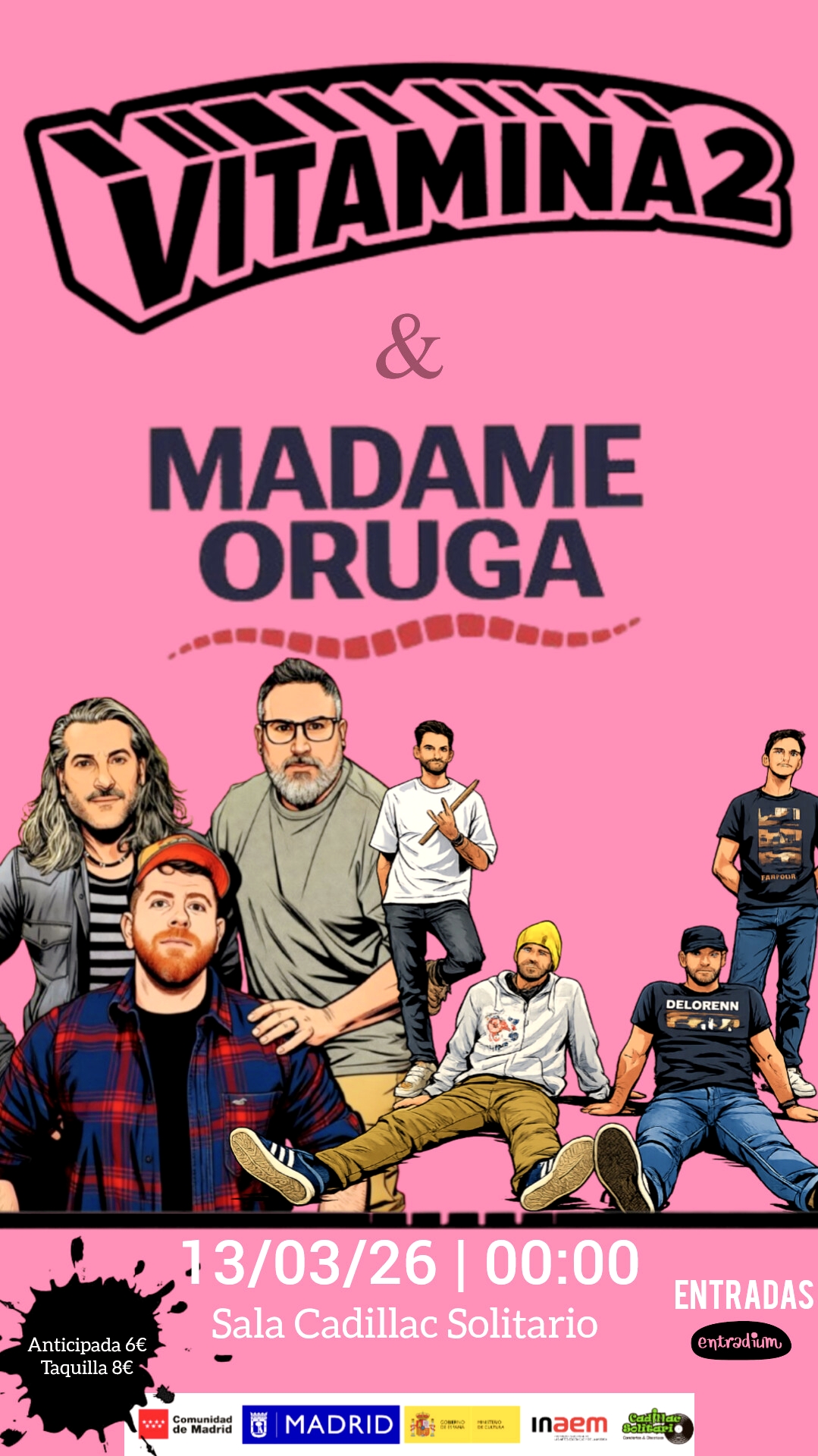 Cadillac Solitario Madrid, Reservado para cumpleaños Madrid, Cumpleaños con concierto Madrid, Celebrar cumpleaños Madrid, Local para cumpleaños Madrid