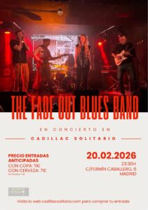 Cadillac Solitario Madrid, Reservado para cumpleaños Madrid, Cumpleaños con concierto Madrid, Celebrar cumpleaños Madrid, Local para cumpleaños Madrid