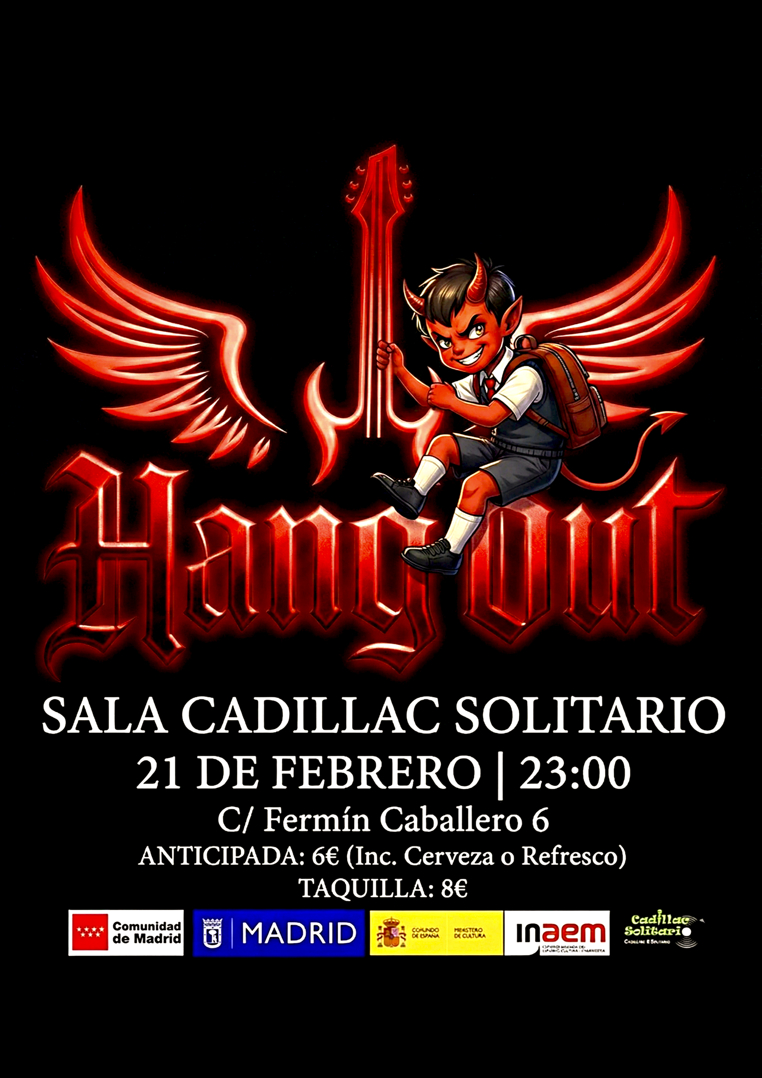 Cadillac Solitario Madrid, Reservado para cumpleaños Madrid, Cumpleaños con concierto Madrid, Celebrar cumpleaños Madrid, Local para cumpleaños Madrid