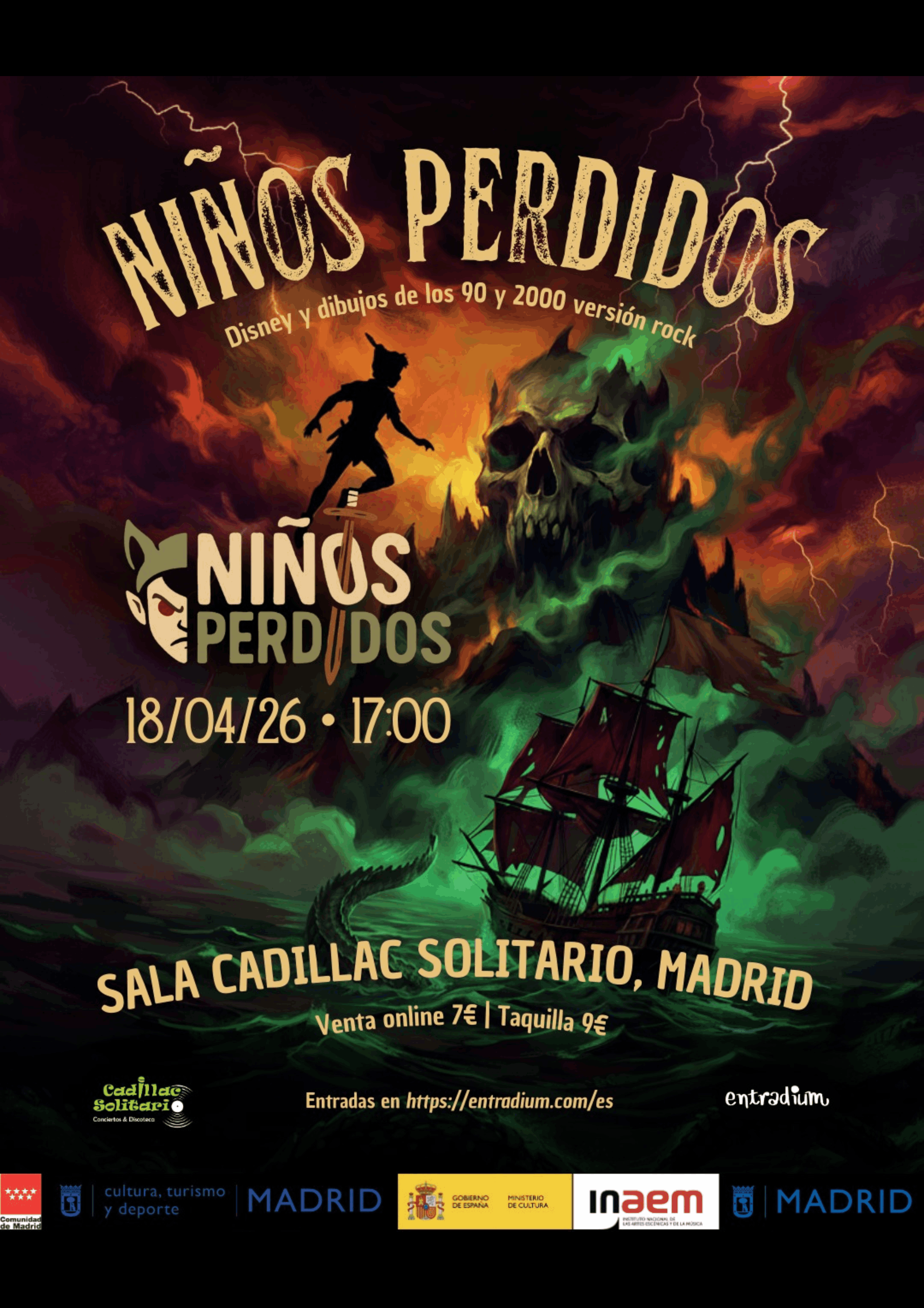 Cadillac Solitario Madrid, Reservado para cumpleaños Madrid, Cumpleaños con concierto Madrid, Celebrar cumpleaños Madrid, Local para cumpleaños Madrid