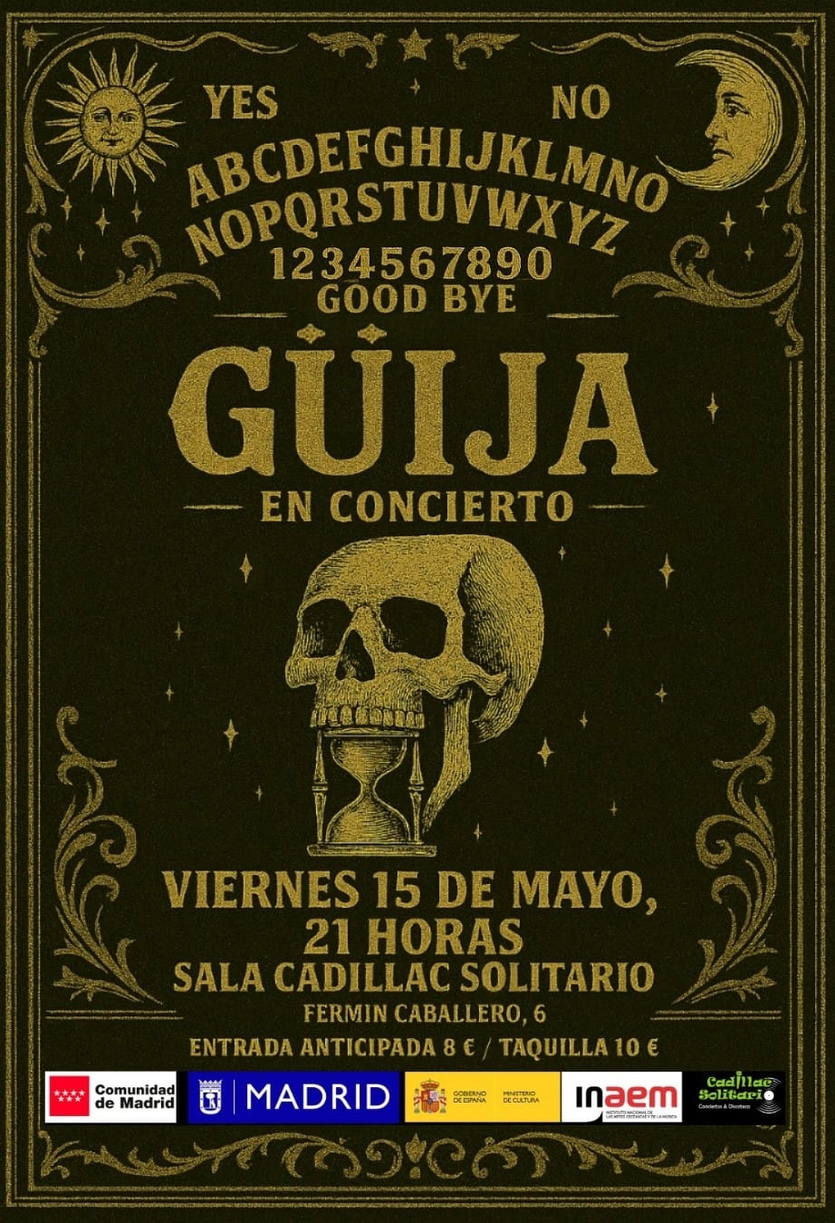 Cadillac Solitario Madrid, Reservado para cumpleaños Madrid, Cumpleaños con concierto Madrid, Celebrar cumpleaños Madrid, Local para cumpleaños Madrid