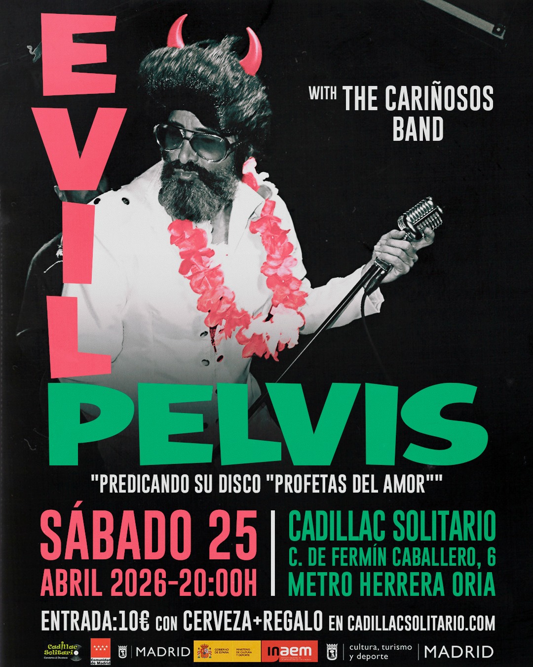 Cadillac Solitario Madrid, Reservado para cumpleaños Madrid, Cumpleaños con concierto Madrid, Celebrar cumpleaños Madrid, Local para cumpleaños Madrid