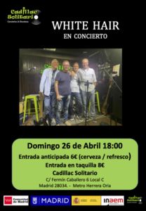 Cadillac Solitario Madrid, Reservado para cumpleaños Madrid, Cumpleaños con concierto Madrid, Celebrar cumpleaños Madrid, Local para cumpleaños Madrid