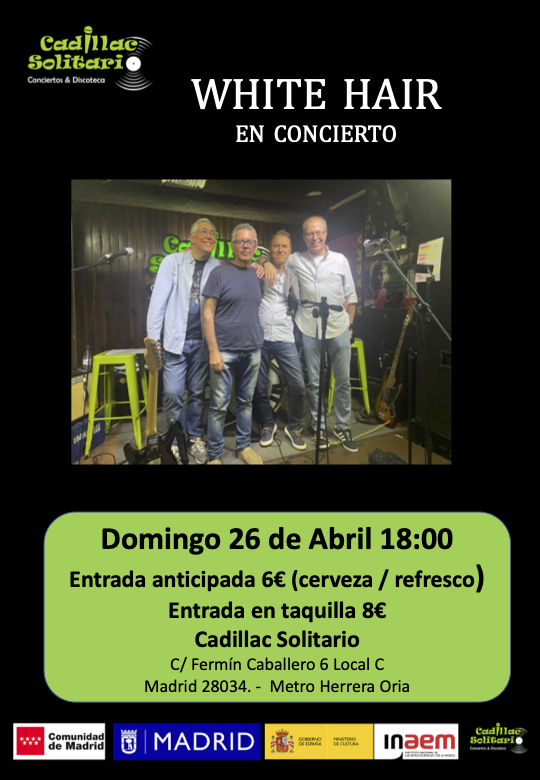 Cadillac Solitario Madrid, Reservado para cumpleaños Madrid, Cumpleaños con concierto Madrid, Celebrar cumpleaños Madrid, Local para cumpleaños Madrid