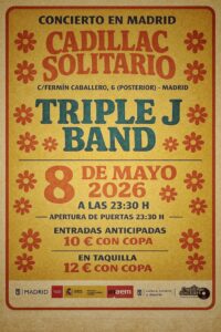 Cadillac Solitario Madrid, Reservado para cumpleaños Madrid, Cumpleaños con concierto Madrid, Celebrar cumpleaños Madrid, Local para cumpleaños Madrid