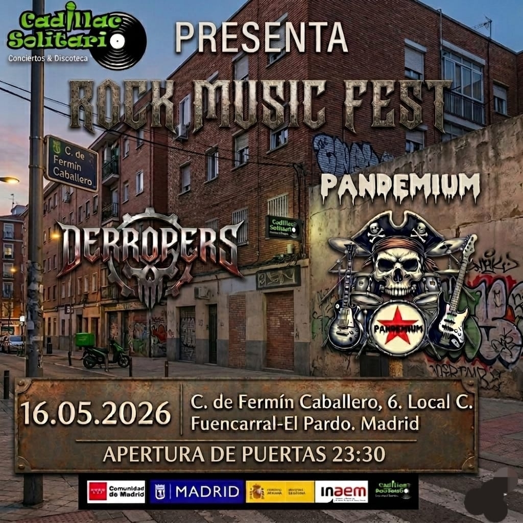 Cadillac Solitario Madrid, Reservado para cumpleaños Madrid, Cumpleaños con concierto Madrid, Celebrar cumpleaños Madrid, Local para cumpleaños Madrid