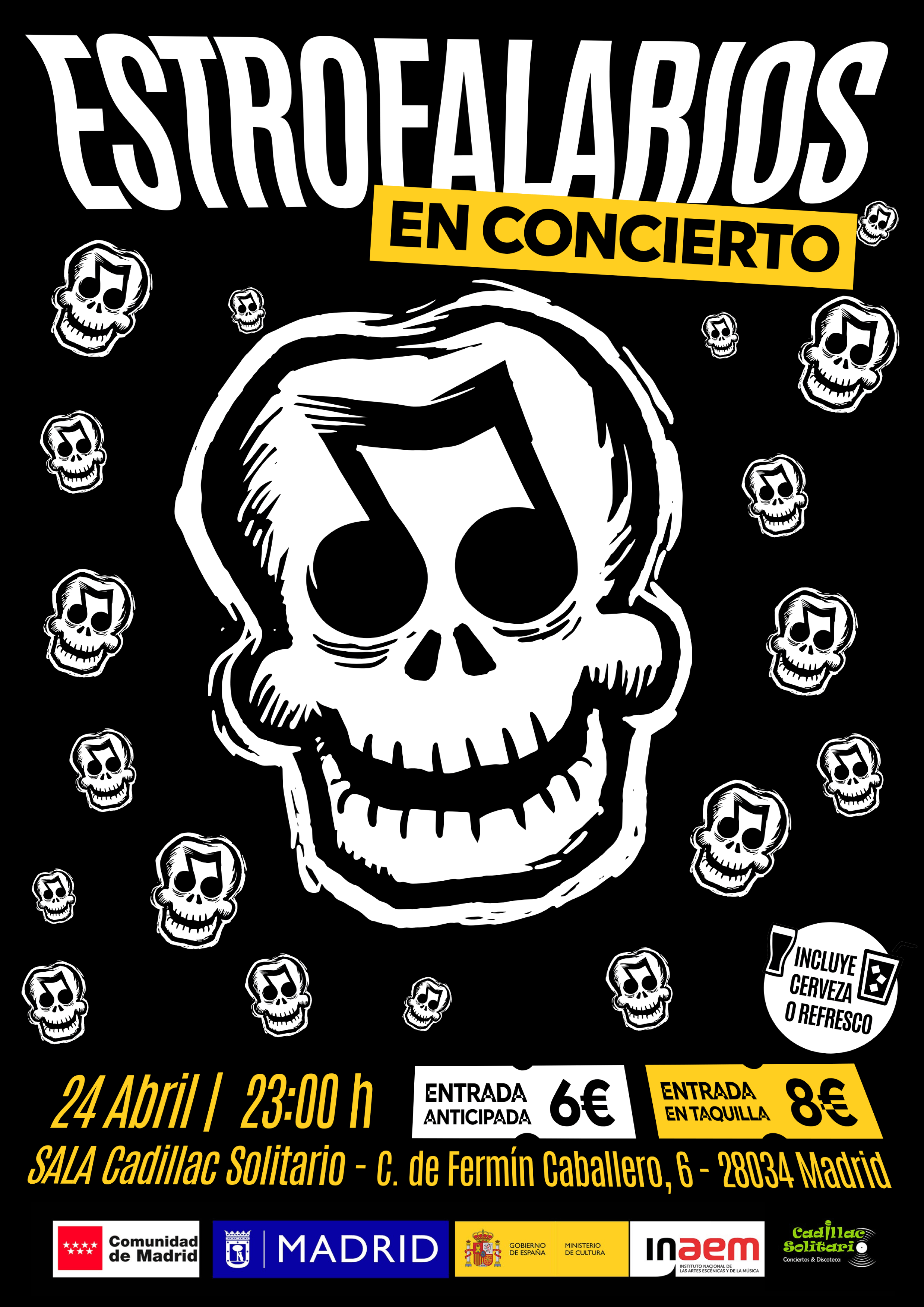 Cadillac Solitario Madrid, Reservado para cumpleaños Madrid, Cumpleaños con concierto Madrid, Celebrar cumpleaños Madrid, Local para cumpleaños Madrid