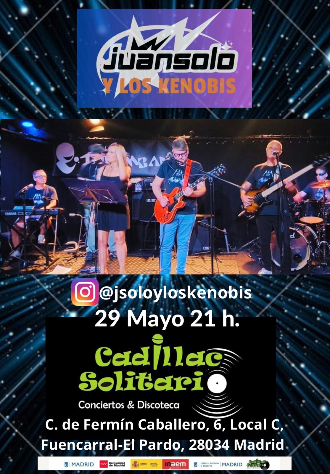 Cadillac Solitario Madrid, Reservado para cumpleaños Madrid, Cumpleaños con concierto Madrid, Celebrar cumpleaños Madrid, Local para cumpleaños Madrid