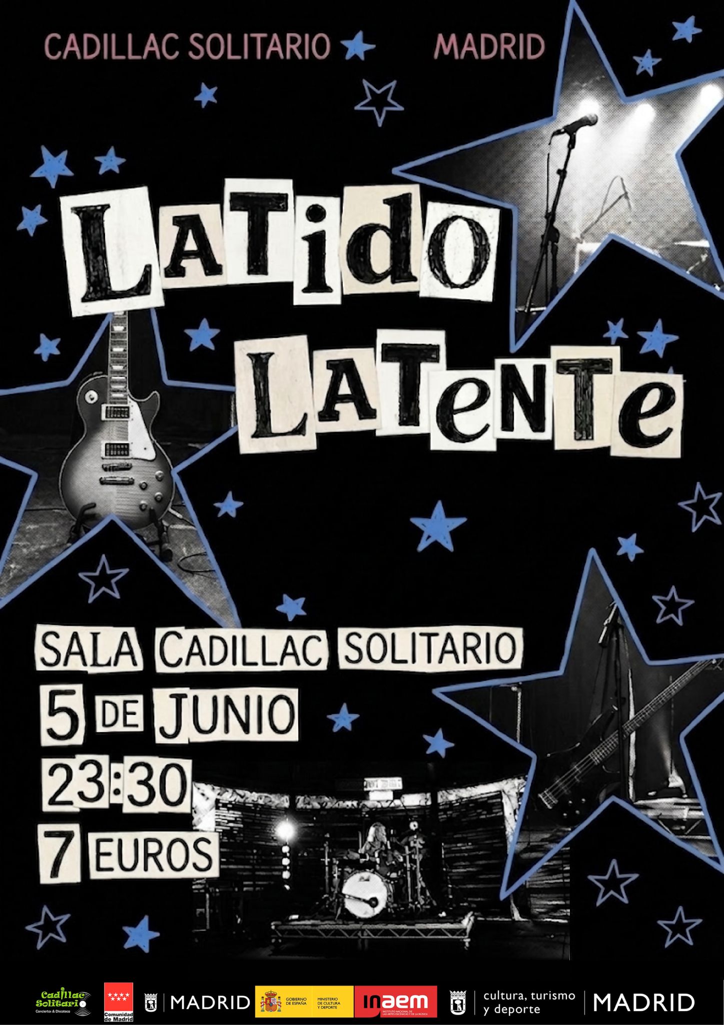 Cadillac Solitario Madrid, Reservado para cumpleaños Madrid, Cumpleaños con concierto Madrid, Celebrar cumpleaños Madrid, Local para cumpleaños Madrid