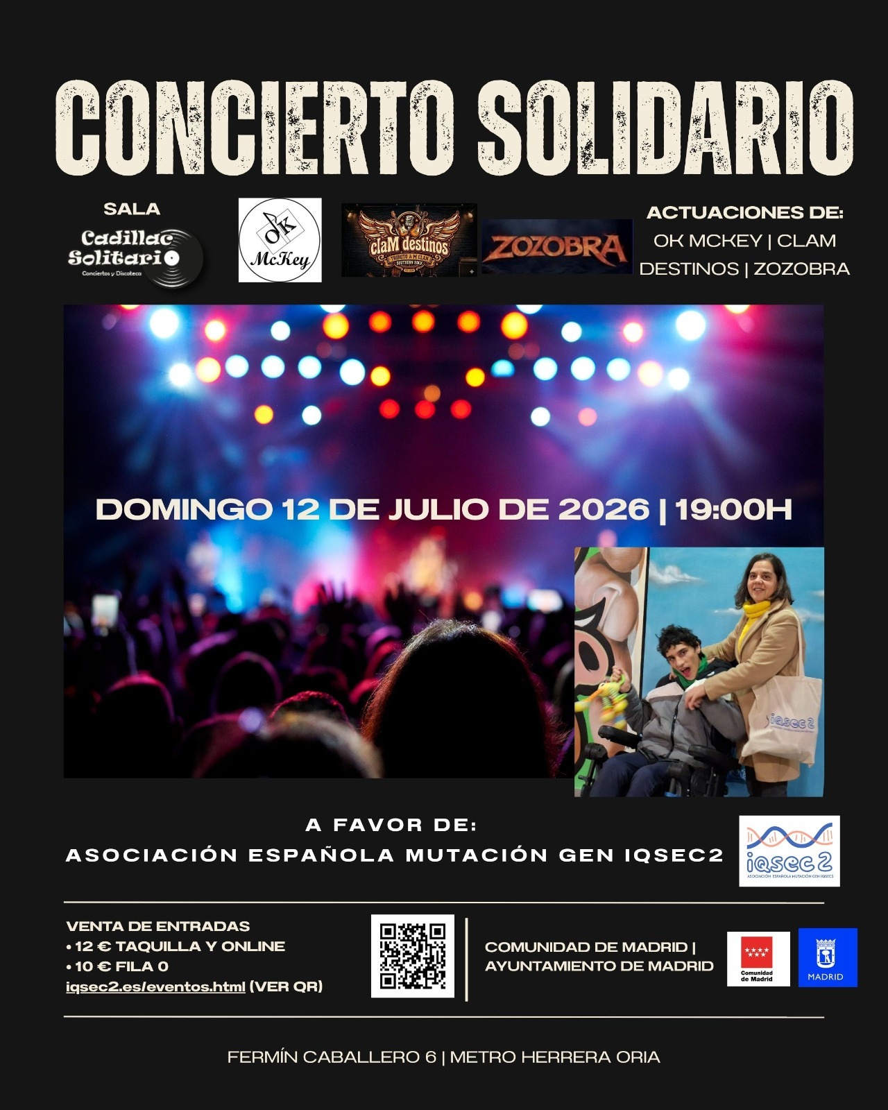 Cadillac Solitario Madrid, Reservado para cumpleaños Madrid, Cumpleaños con concierto Madrid, Celebrar cumpleaños Madrid, Local para cumpleaños Madrid