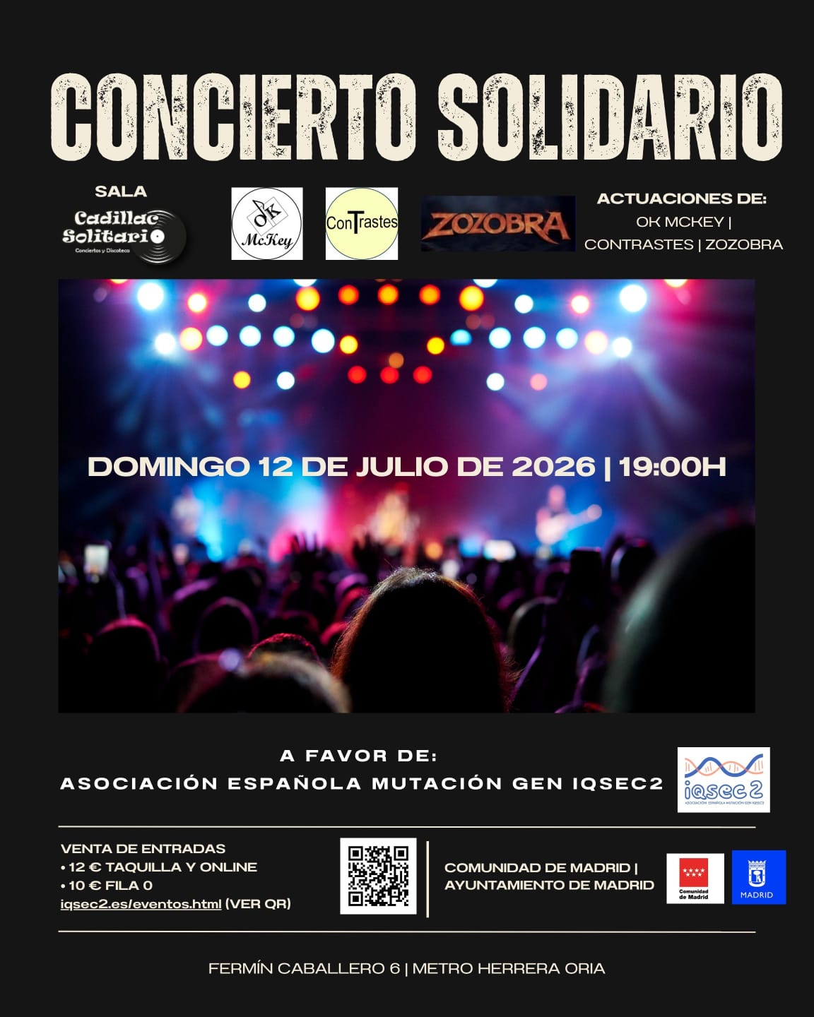Cadillac Solitario Madrid, Reservado para cumpleaños Madrid, Cumpleaños con concierto Madrid, Celebrar cumpleaños Madrid, Local para cumpleaños Madrid