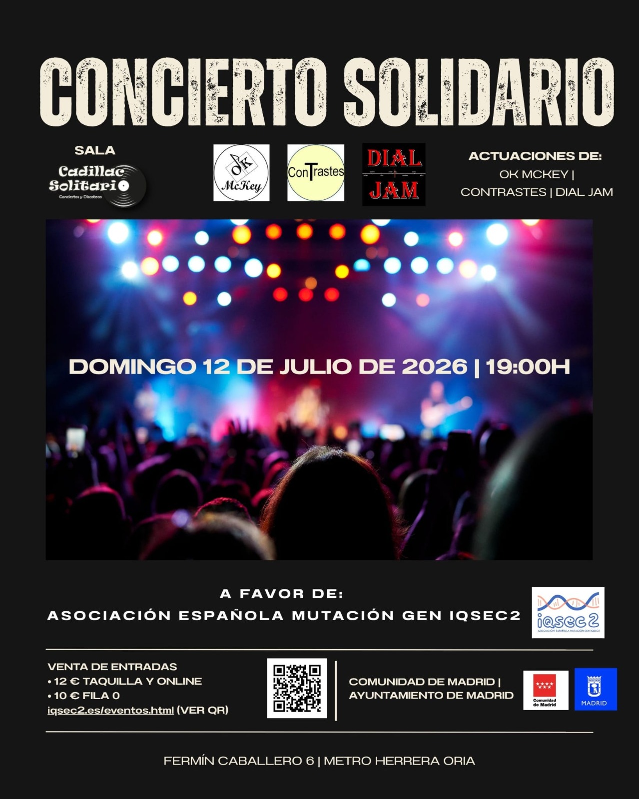 Cadillac Solitario Madrid, Reservado para cumpleaños Madrid, Cumpleaños con concierto Madrid, Celebrar cumpleaños Madrid, Local para cumpleaños Madrid