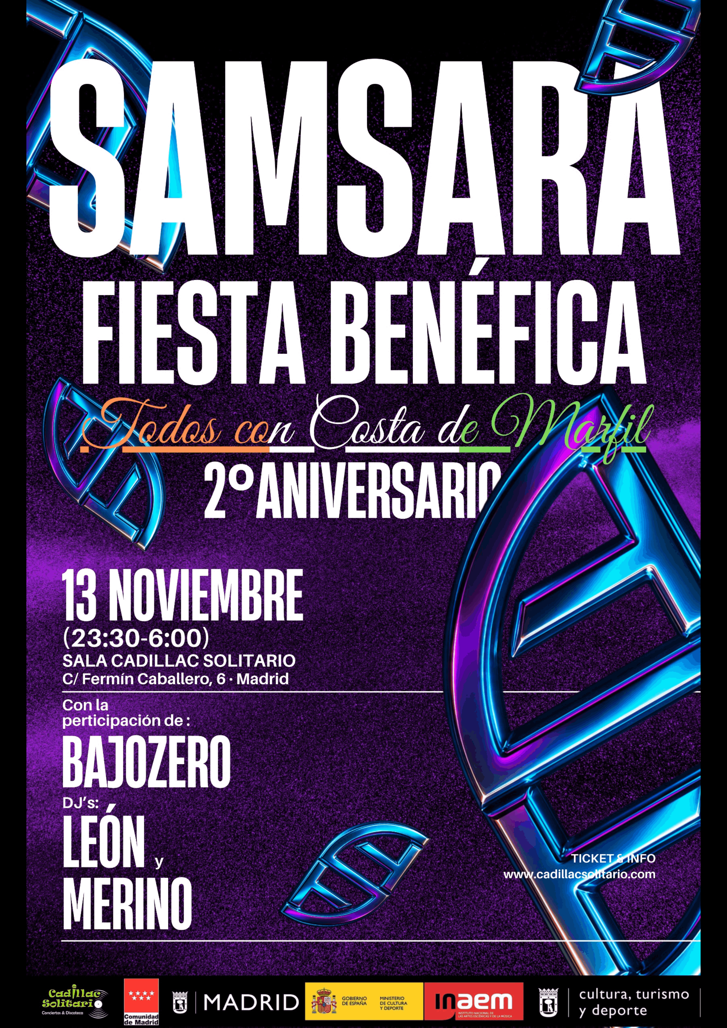 Cadillac Solitario Madrid, Reservado para cumpleaños Madrid, Cumpleaños con concierto Madrid, Celebrar cumpleaños Madrid, Local para cumpleaños Madrid
