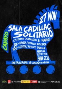 Cadillac Solitario Madrid, Reservado para cumpleaños Madrid, Cumpleaños con concierto Madrid, Celebrar cumpleaños Madrid, Local para cumpleaños Madrid