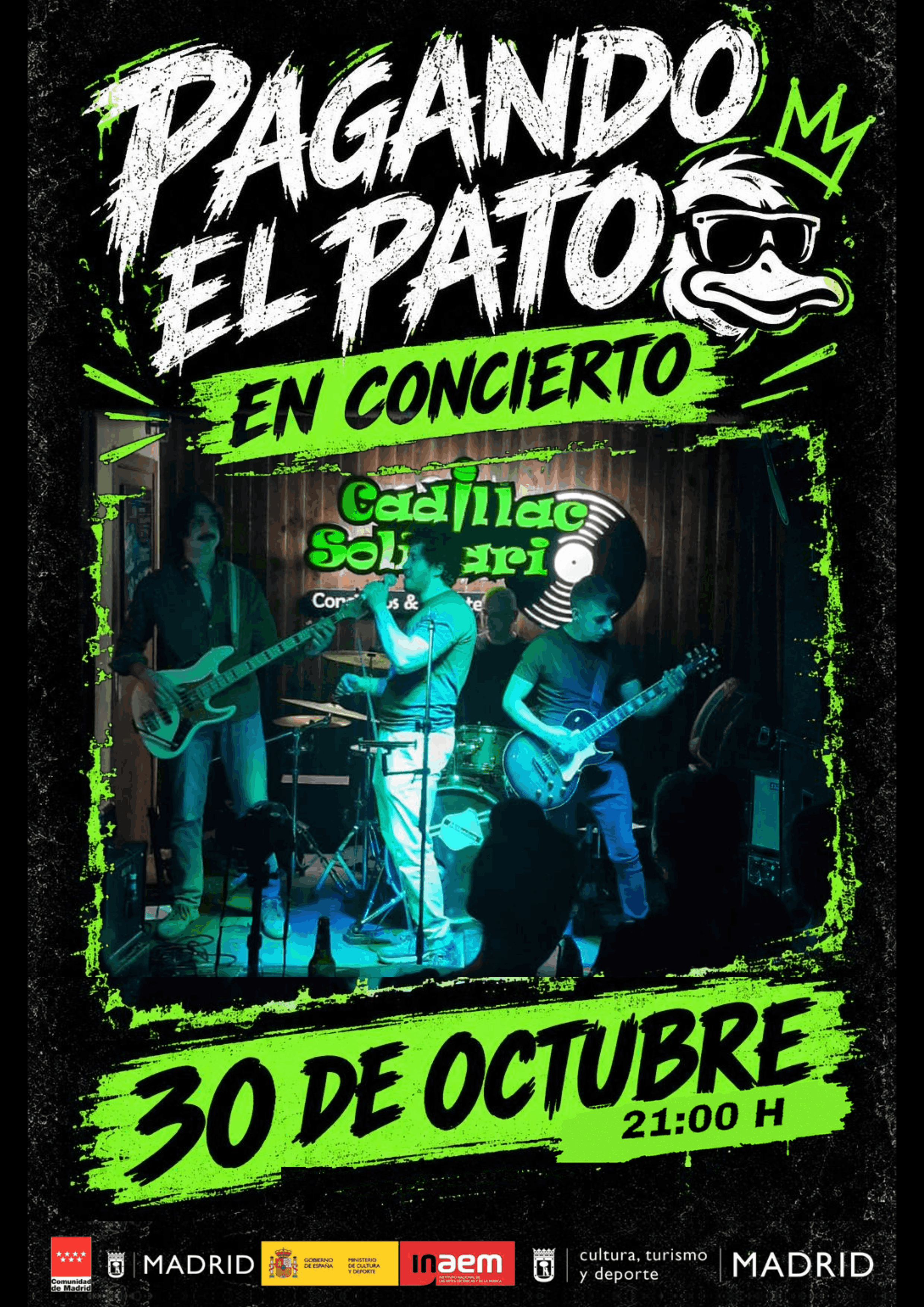 Cadillac Solitario Madrid, Reservado para cumpleaños Madrid, Cumpleaños con concierto Madrid, Celebrar cumpleaños Madrid, Local para cumpleaños Madrid