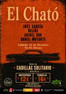 Cadillac Solitario Madrid, Reservado para cumpleaños Madrid, Cumpleaños con concierto Madrid, Celebrar cumpleaños Madrid, Local para cumpleaños Madrid