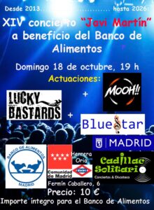 Cadillac Solitario Madrid, Reservado para cumpleaños Madrid, Cumpleaños con concierto Madrid, Celebrar cumpleaños Madrid, Local para cumpleaños Madrid